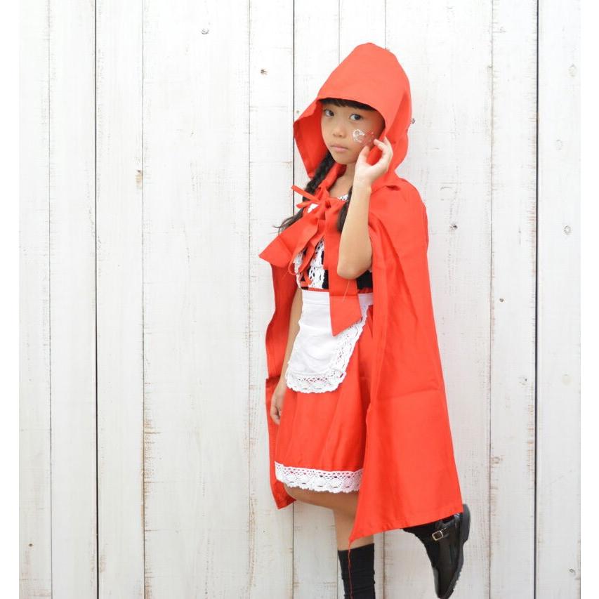 ハロウィン 子供 衣装 赤ずきんちゃんに変身 送料無料 コスプレ 仮装 発表会 舞台 劇 かわいい 女の子 子供 衣装セット かぼちゃバッグ付き Costume 知育玩具 おままごと Baby Action 通販 Yahoo ショッピング