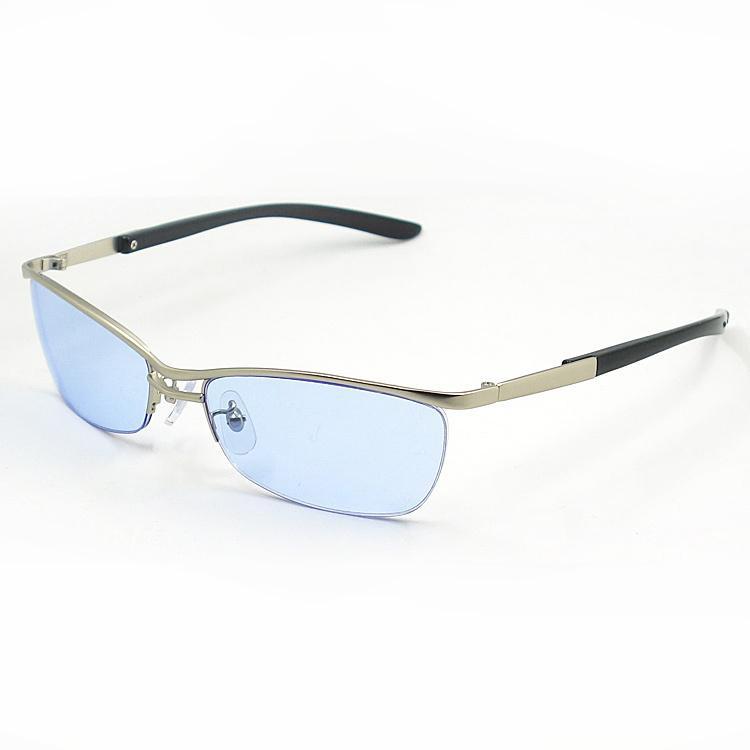 メタル ナイロール サングラス シャープ ブルー 青 新品 メンズ 哀川翔 YOSHIKI Gackt タイプ | ブランド登録なし