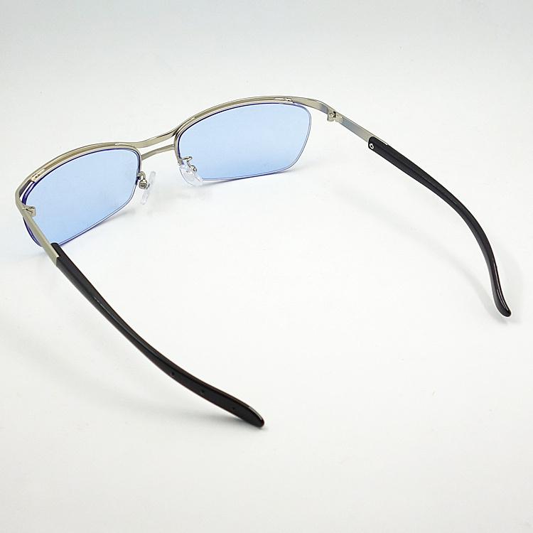 メタル ナイロール サングラス シャープ ブルー 青 新品 メンズ 哀川翔 YOSHIKI Gackt タイプ | ブランド登録なし | 04