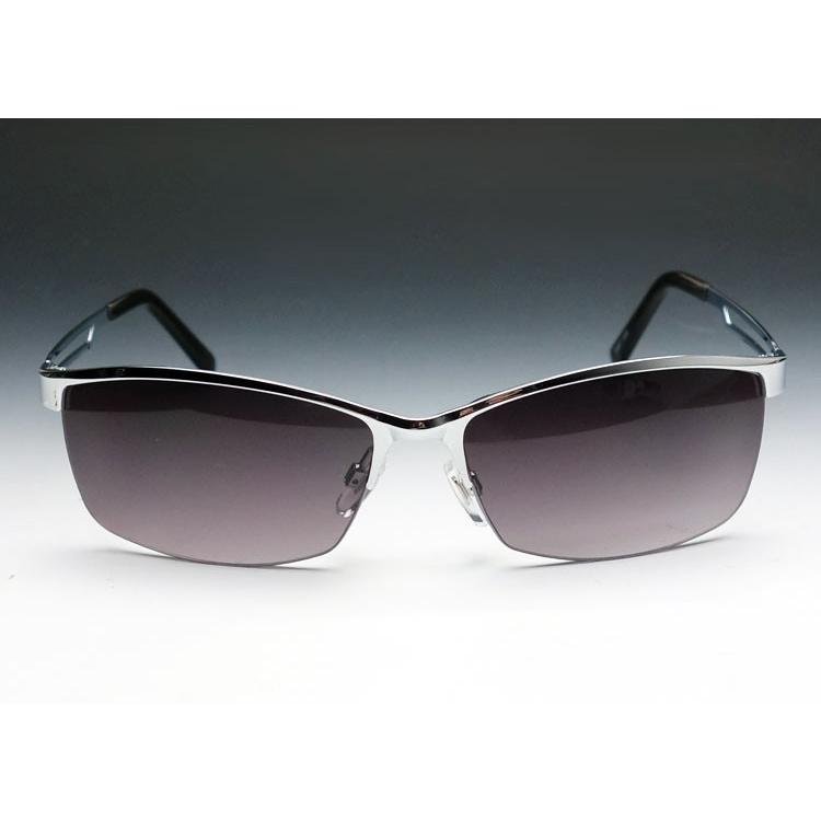 おしゃれ メンズ サングラス シャープなハーフリム スモークグラデーション 新品 3367g Generalstore Yoneya 通販 Yahoo ショッピング