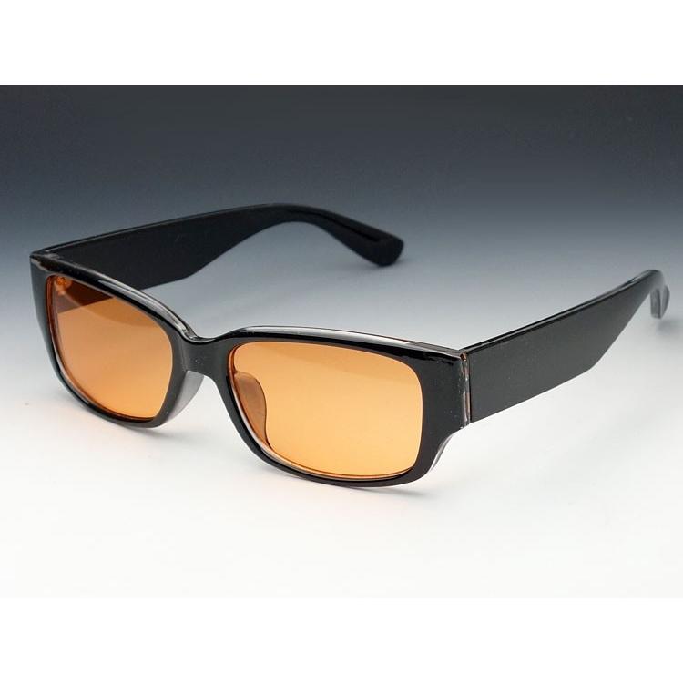 サングラス メンズ 太め ブラック ウェリントン型 新品 黒 オレンジレンズ 5010or Generalstore Yoneya 通販 Yahoo ショッピング