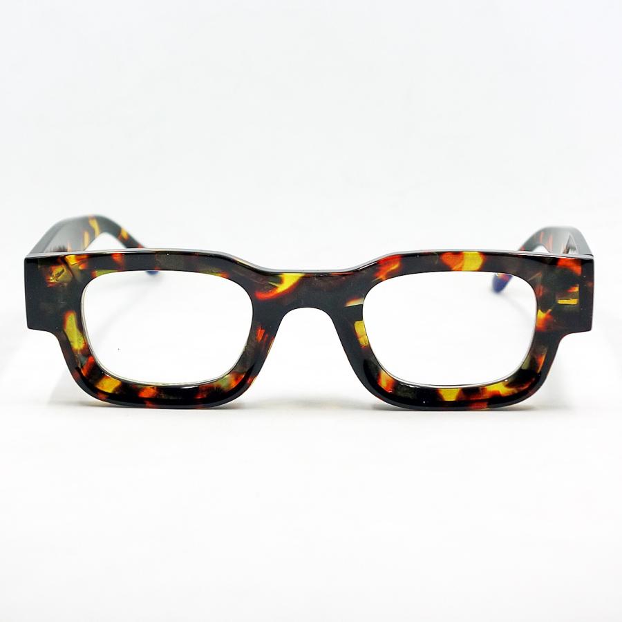 ボリューム感 おしゃれ だてめがね メンズ テレビジョン スクエア UV