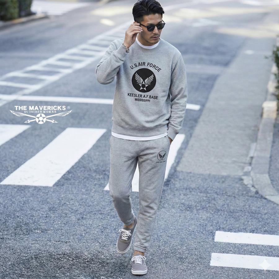 THE MAVERICKS ブランド ミリタリー スウェット トレーナー メンズ