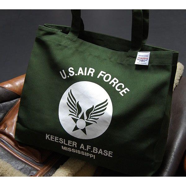 バッグ メンズ 肩がけ トートバッグ キャンバス地 USAF エアフォース