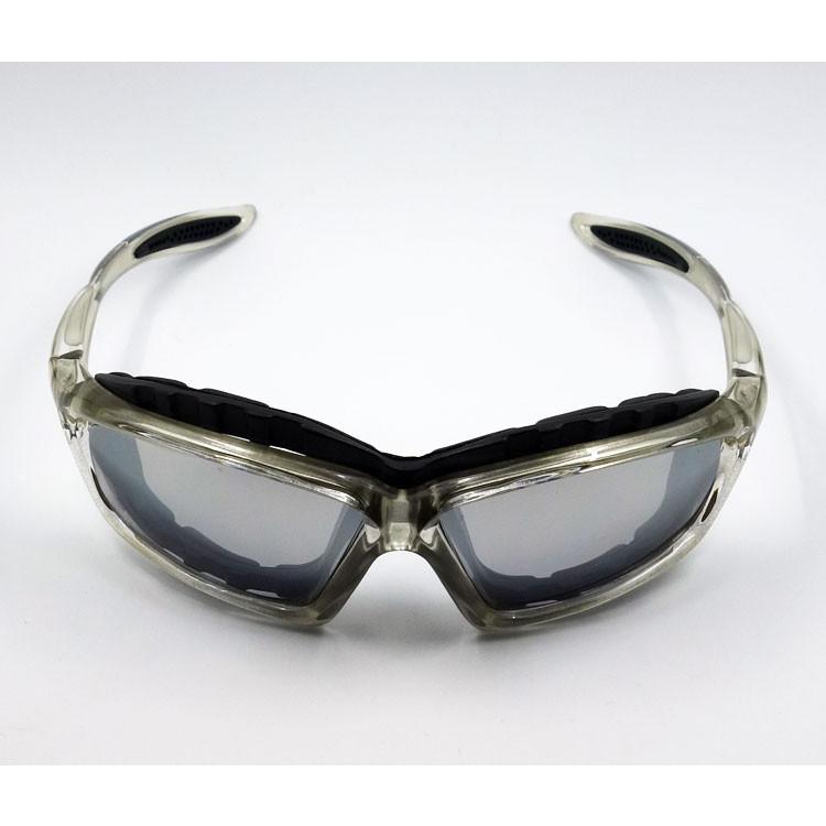 サングラス バイク パット付き クリアーシルバー 高品質 防風 シェイド ゴーグル Bri2s Generalstore Yoneya 通販 Yahoo ショッピング