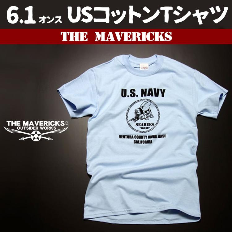 ミリタリー 半袖 Tシャツ メンズ 米海軍 SeaBees 蜂モデル