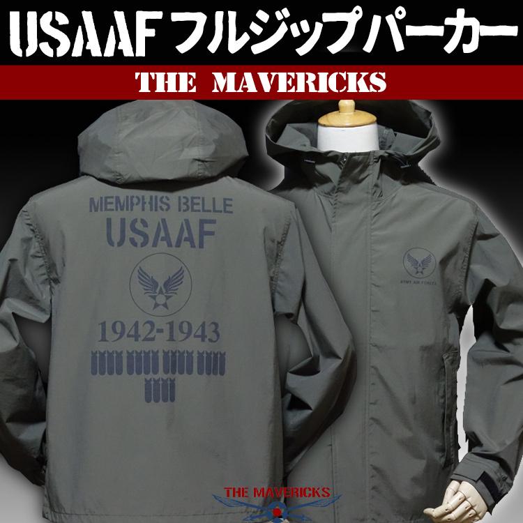 THE MAVERICKS フルジップパーカー 全天候型 ミリタリージャケット 