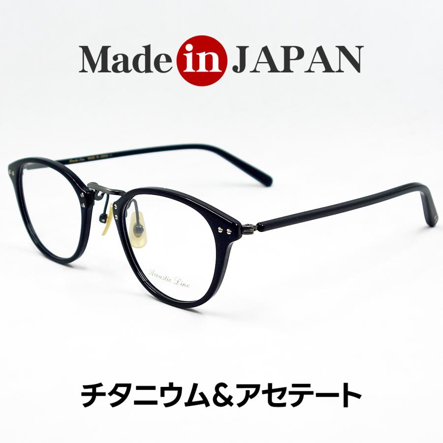 日本製 チタニウム アセテート メガネフレーム AcousticLine 職人