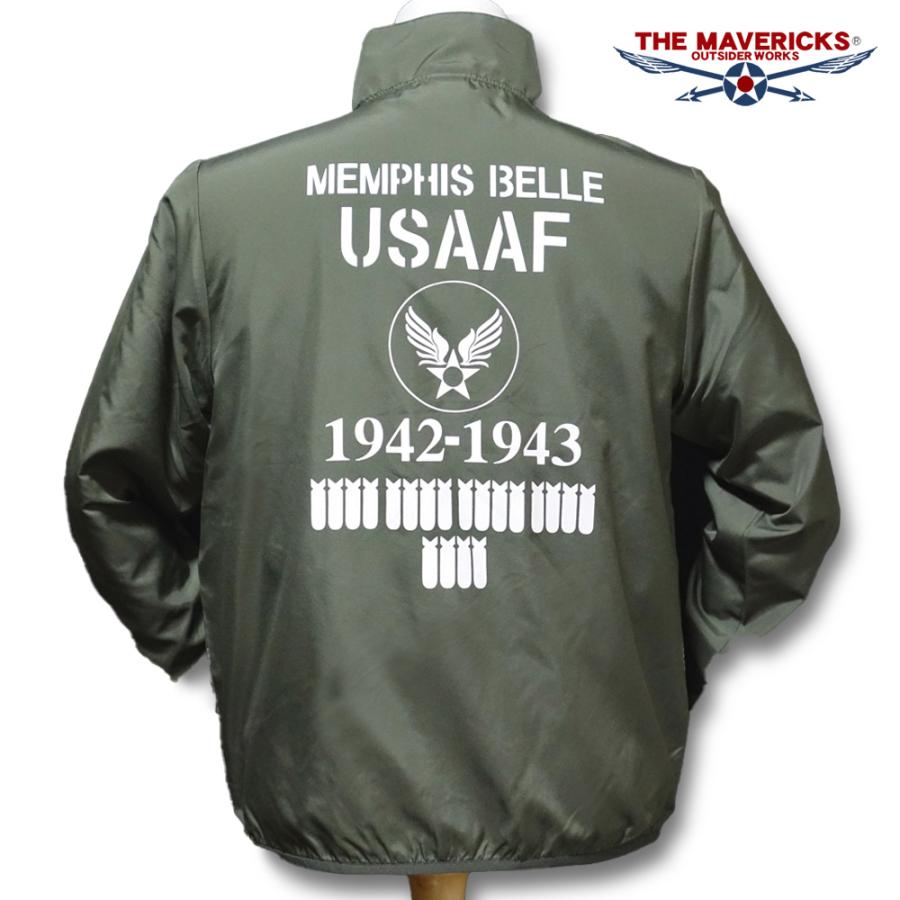 THE MAVERICKS ブランド スタンドカラー ミリタリー ジャケット