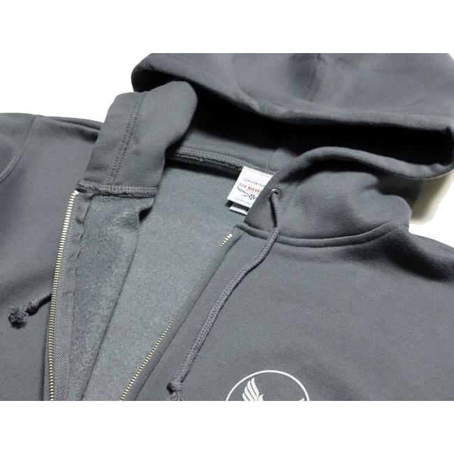 THE MAVERICKS ブランド ミリタリー メンズ ジップアップ スウェット