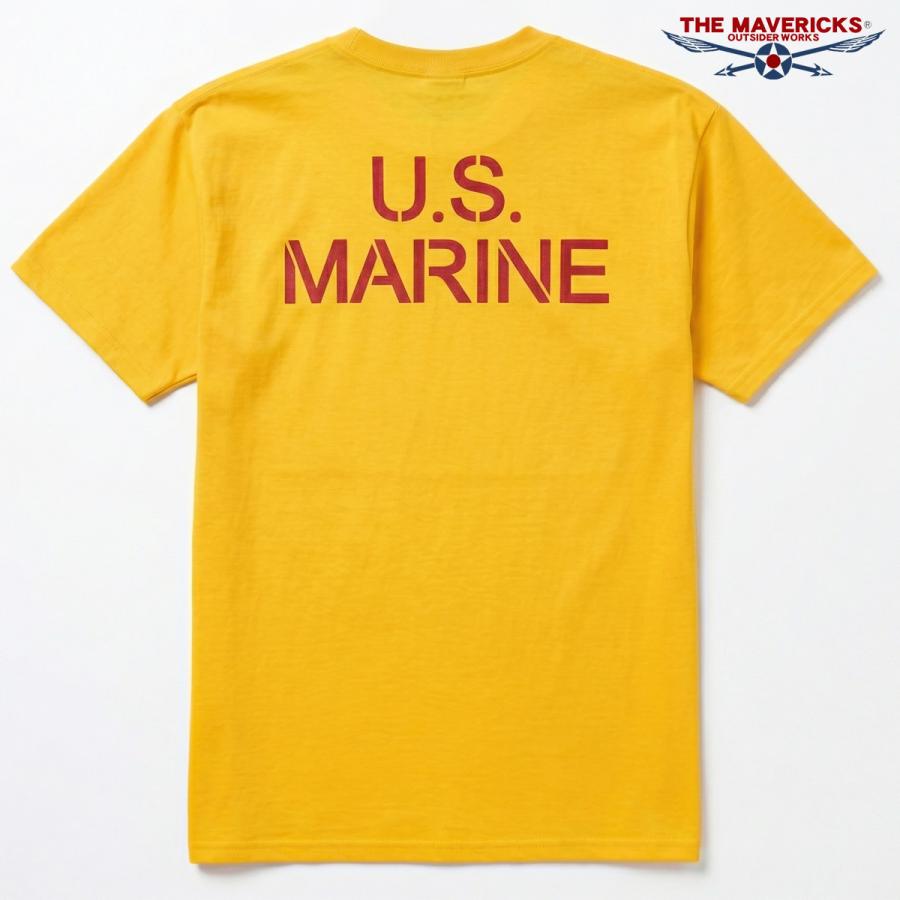 Tシャツ メンズ 綿 ミリタリー USマリン U.S.MARINE 米海兵隊 