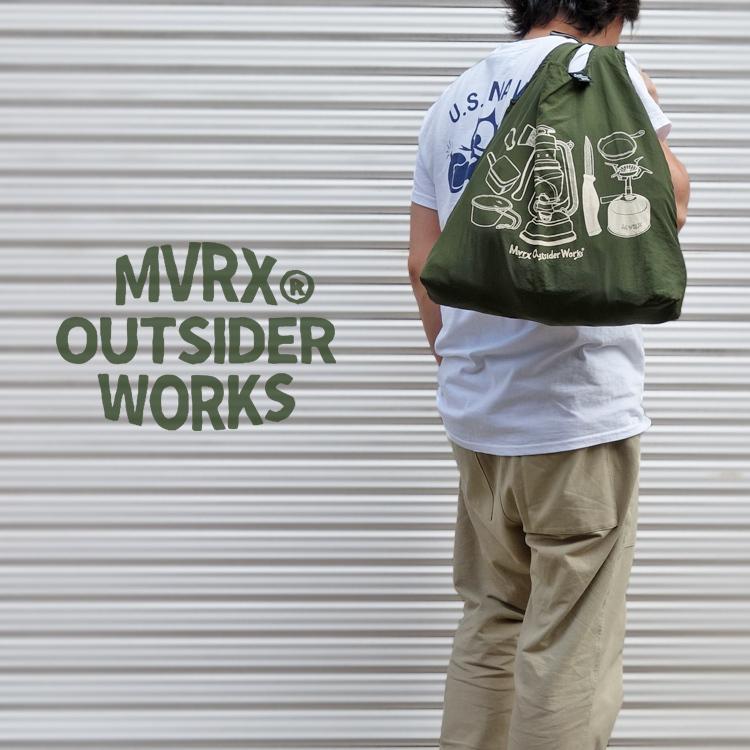 ポケッタブル エコバッグ おしゃれ 大容量 MVRX ブランド CAMP GEAR