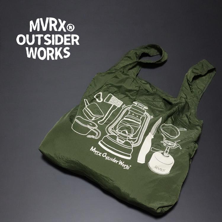 ポケッタブル エコバッグ おしゃれ 大容量 MVRX ブランド CAMP GEAR
