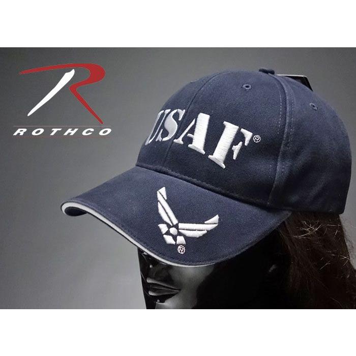 ミリタリー ベースボールキャップ メンズ 米空軍オフィシャル品 Rothco社 ブランド Usaf ロゴ 刺繍 ネイビー 紺 Rcusafcp Generalstore Yoneya 通販 Yahoo ショッピング