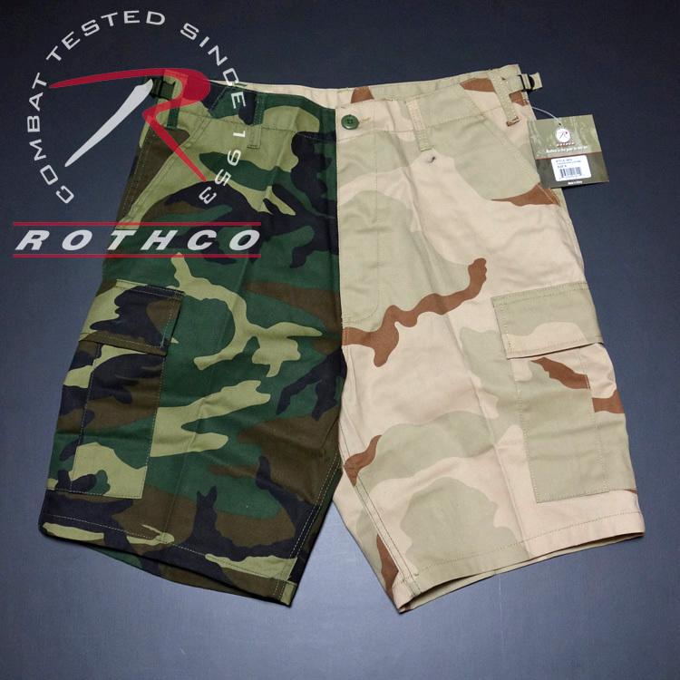 ショートパンツ カーゴパンツ 短パン メンズ Rothco ロスコ ブランド 迷彩 カーキ 2トーン ミリタリーパンツ 新品 Ro1810 Generalstore Yoneya 通販 Yahoo ショッピング