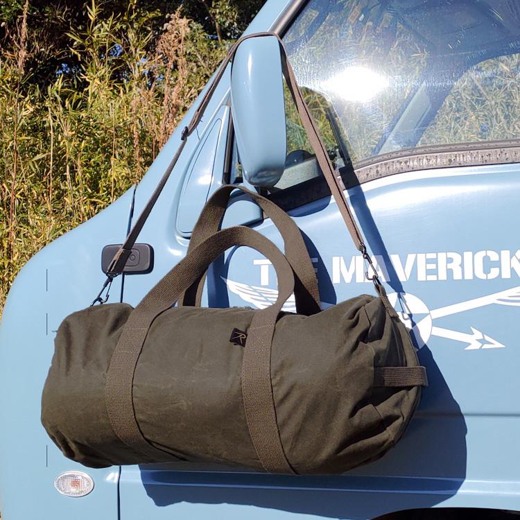 ROTHCO（ロスコ） ワックスキャンバス 生地 ボストンバッグ ドラム