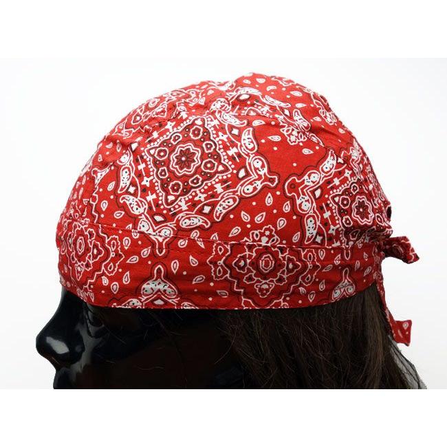 ROTHCO（ロスコ） バンダナキャップ ペイズリー柄 社製 新品 レッド