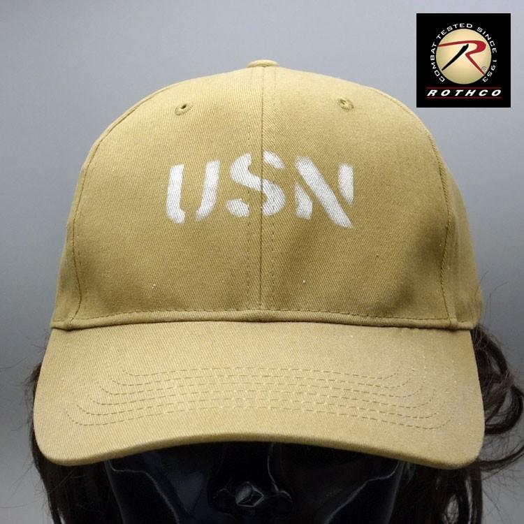 ROTHCO（ロスコ） USN ロゴ ステンシル 帽子 メンズ ミリタリー