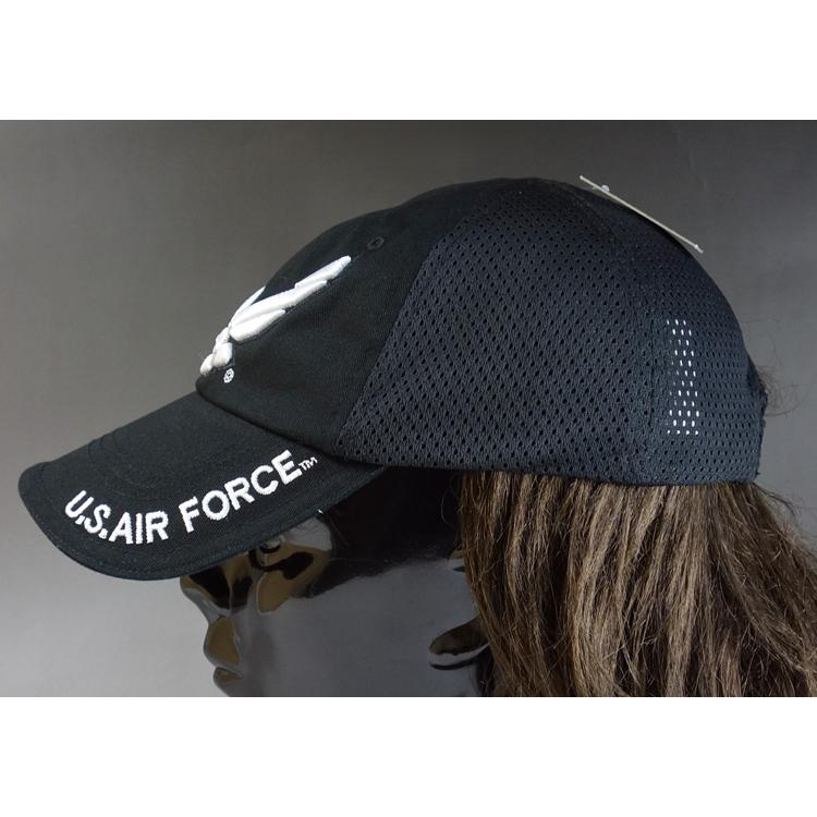 タクティカル メッシュキャップ 夏 帽子 メンズ AIRFORCES エアフォース ROTHCO 黒 ブラック｜mavericks｜02