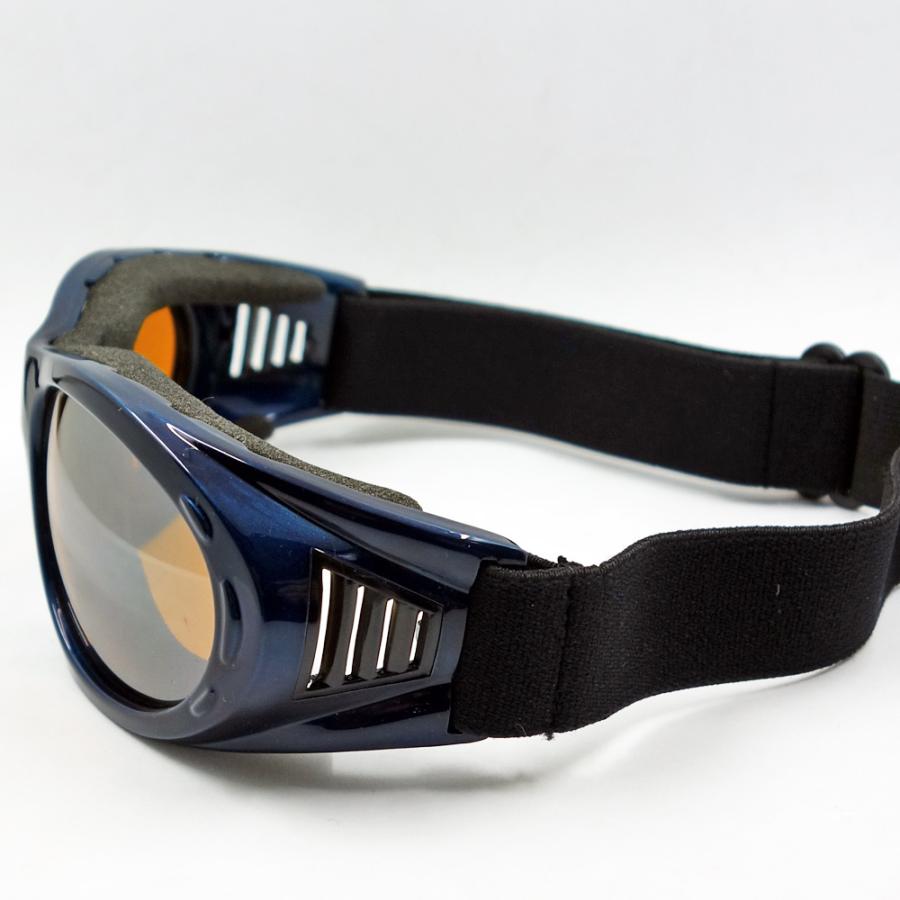 その他 G.O. バイク ゴーグル ストリート タイプ 新品 ブルー オレンジレンズ
