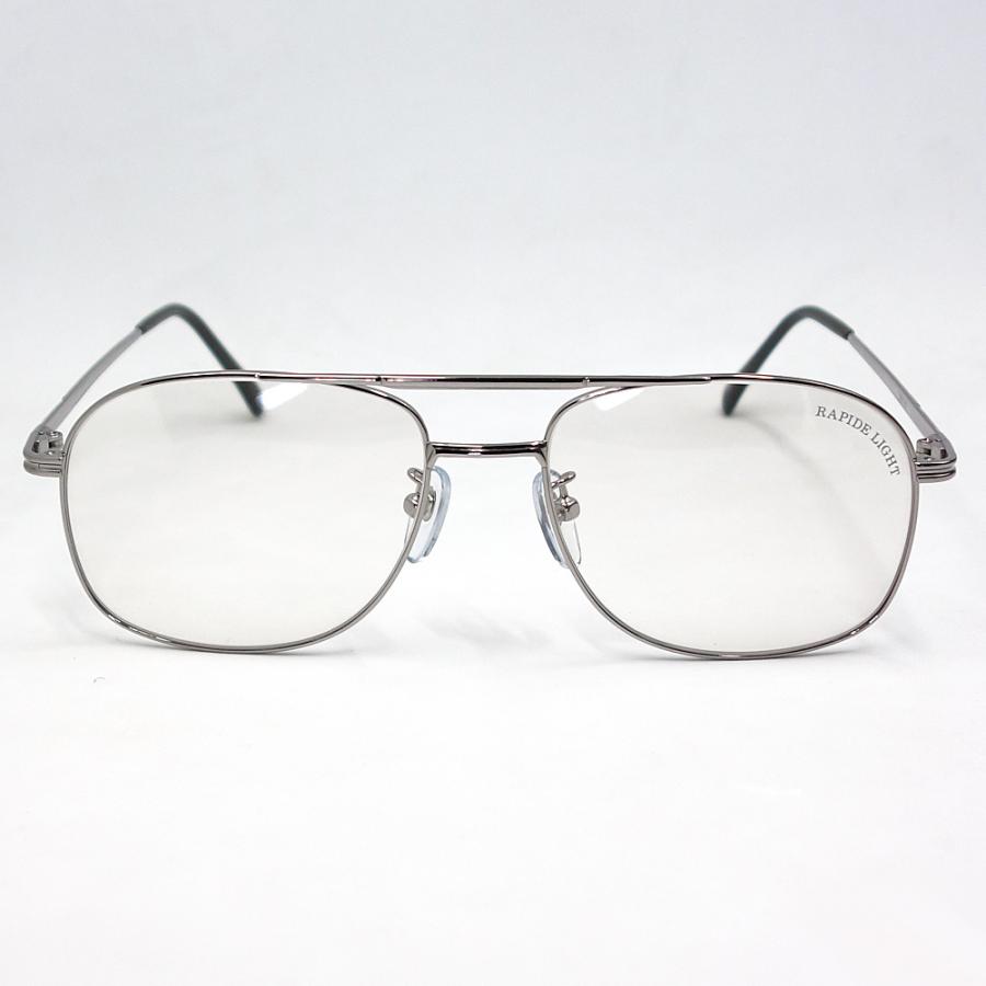 サングラス メンズ 調光 ガラスレンズ ビンテージ レトロ メタル
