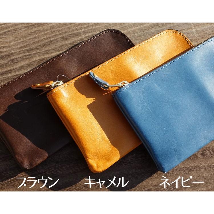 長財布 メンズ 本革 日本製 栃木レザー ジップウォレット コインケース