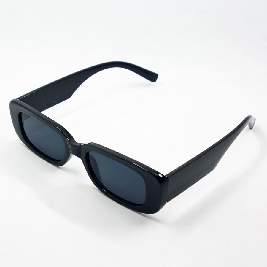 サングラス メンズ おしゃれ スクエア UVカット 新品 ブラック 黒