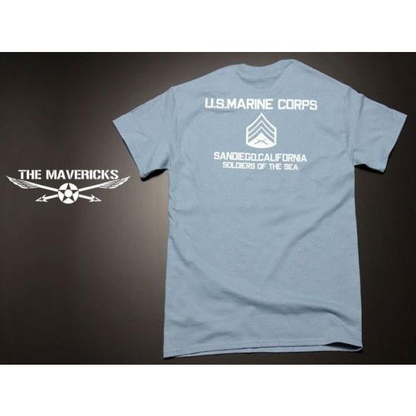 Tシャツ ロゴT メンズ ミリタリー USMC 米海兵隊 マリンモデル