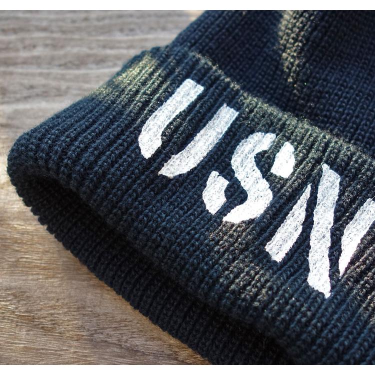 アメリカ製 ワッチキャップ ニットキャップ 新品 USN ミリタリー