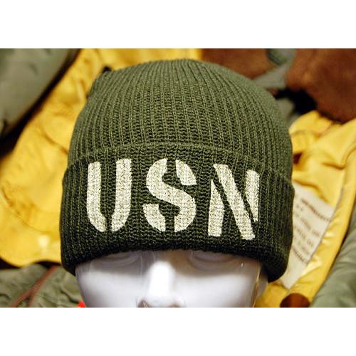 アメリカ製 ワッチキャップ ニットキャップ 新品 USN ミリタリー