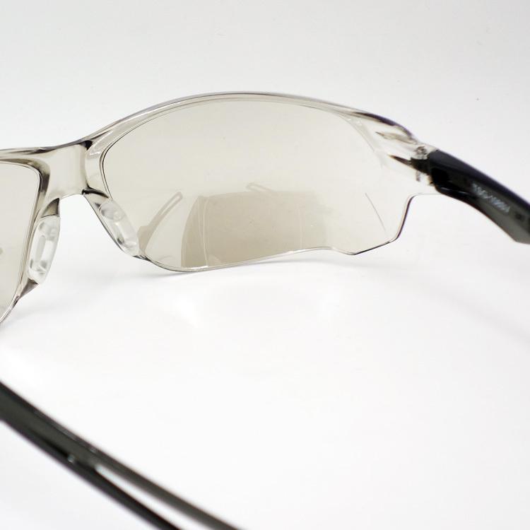 フラッシュミラー サングラス バイク メンズ シェイド 防風 防塵 防曇