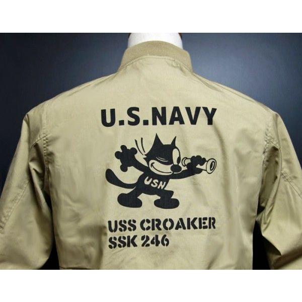 ミリタリージャケット XL メンズ タンカース タイプ T/C NAVY 米海軍