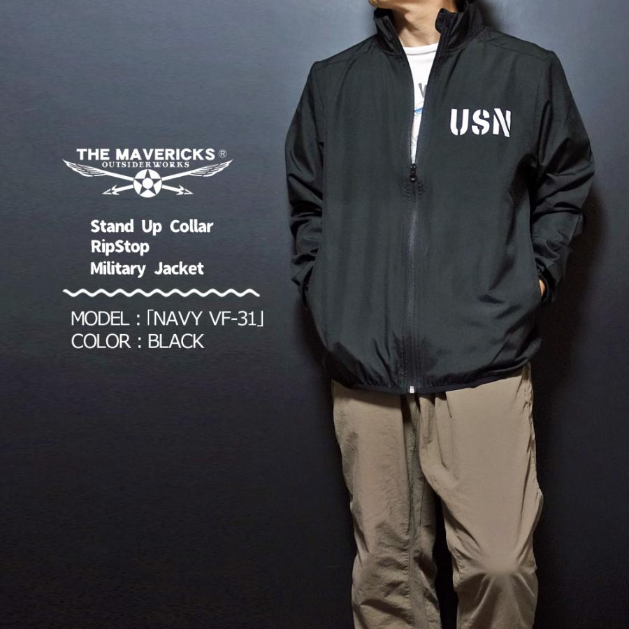 THE MAVERICKS ブランド スタンドカラー ミリタリー ジャケット XL 