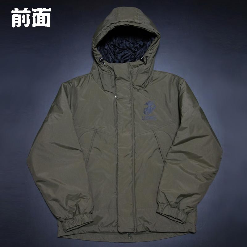 モンスターパーカー L メンズ シェルパーカー パデッド 裏キルティング