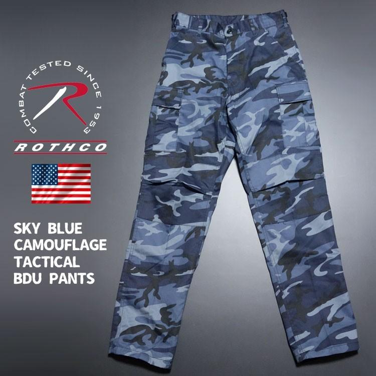 ROTHCO（ロスコ） 正規品 カーゴパンツ S メンズ ブランド 青 ブルー