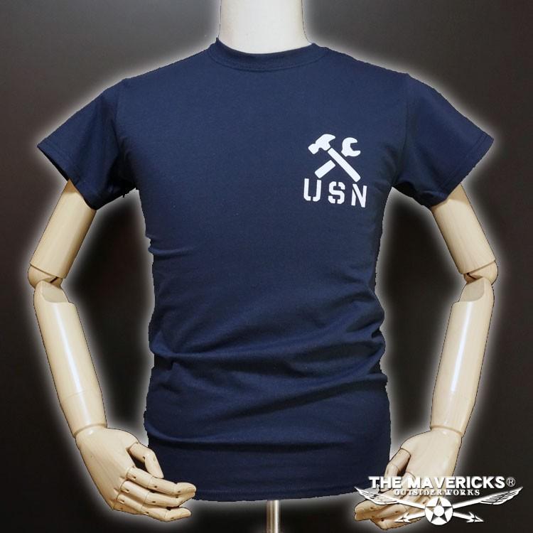 Tシャツ XS メンズ 半袖 ミリタリー アメカジ 米海軍 REPAIR BASE