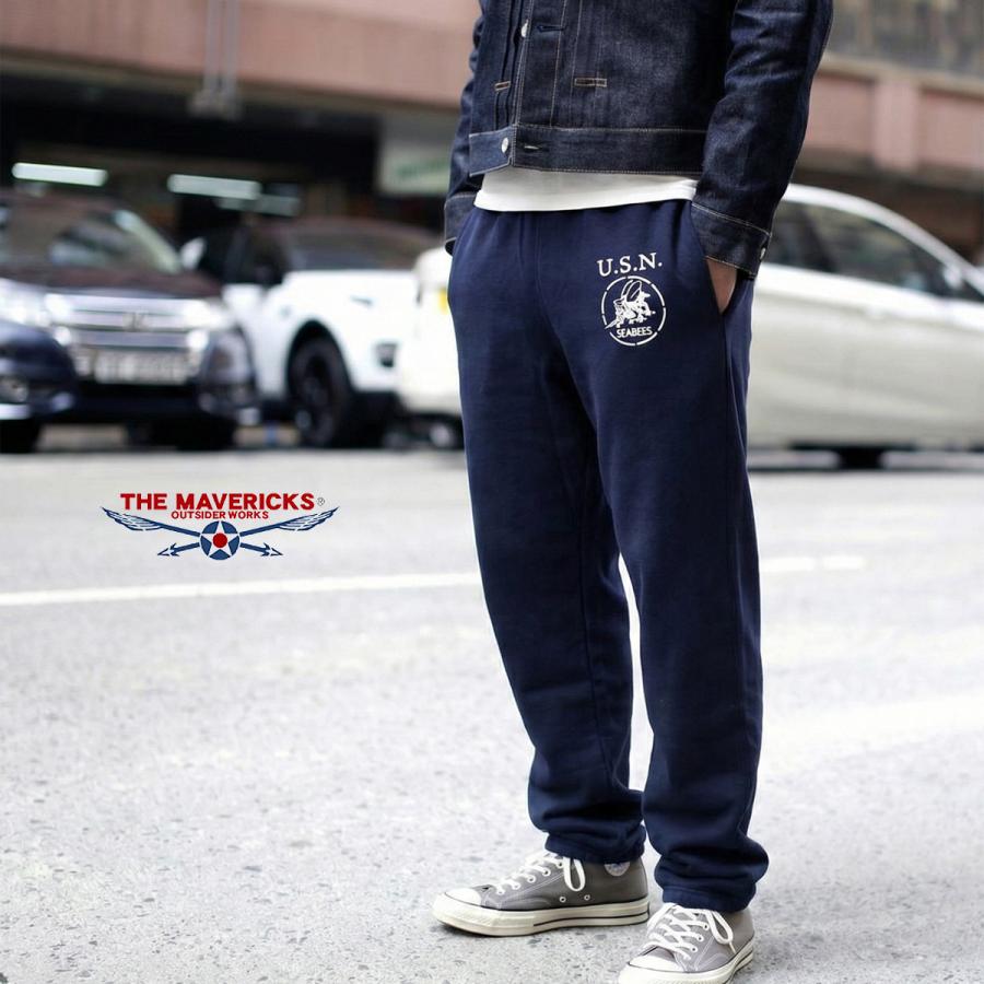 THE MAVERICKS スウェットパンツ L 裏起毛 メンズ 防寒 厚手