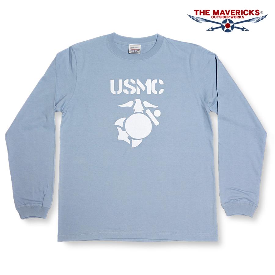 ミリタリー 長袖Tシャツ XL メンズ MAVEVICKS ブランド 綿 USMC 米海 