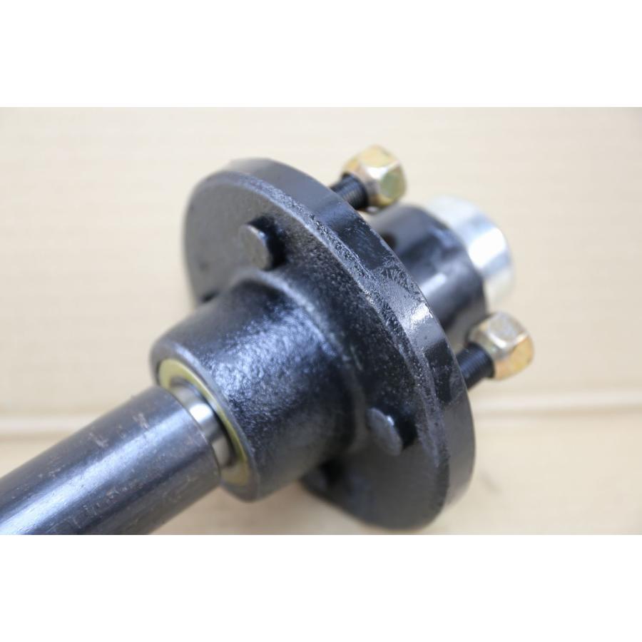 LAHOO製 4-100 4穴ハブ＆スピンドルセット 1台分 PCD100 （耐久荷重