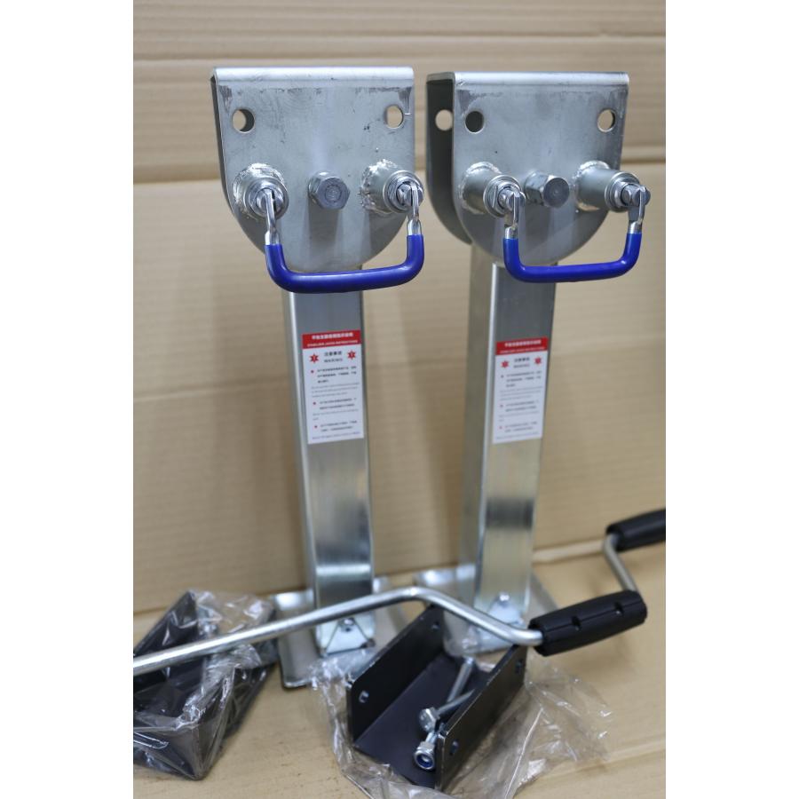 TSJ-A】 CVP トレーラー スタビライザー ジャッキ 2本セット( 3300LBS