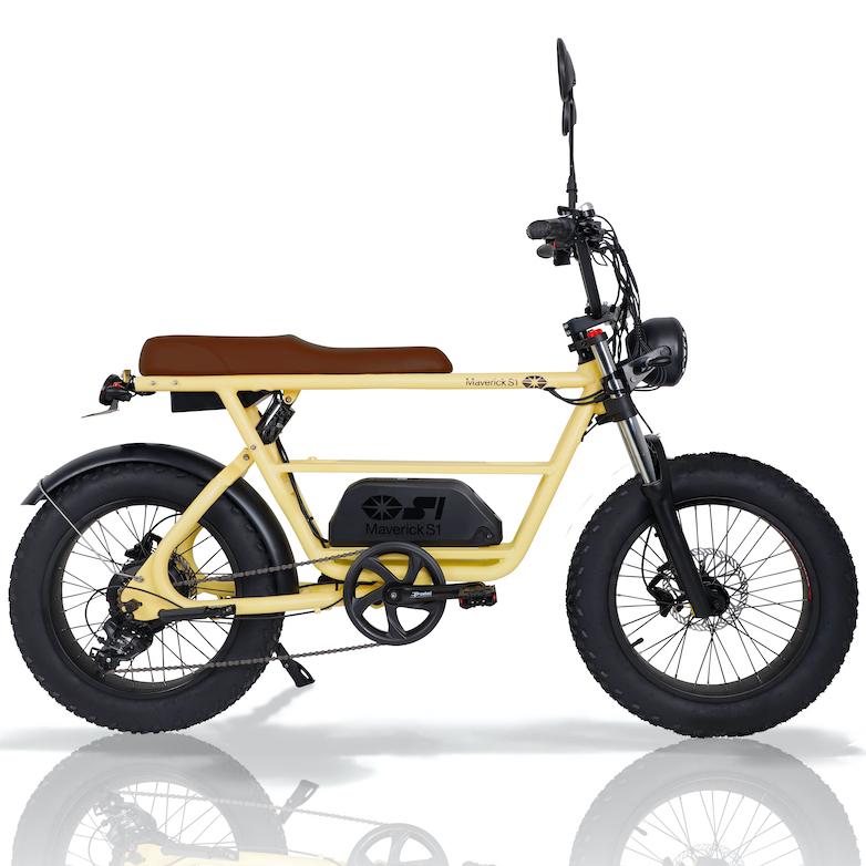 ツアーモデル♥マーベリック 見た目も乗り心地も自転車、でも電動スクーターとして「マーベリック