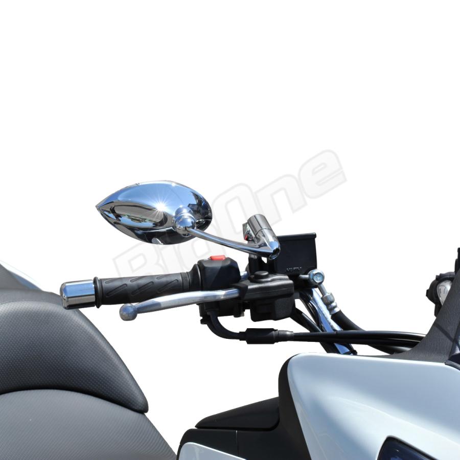 バイク ミラー ディンプル バレン タイプ PCX マジェスティ シグナスX JOG グランドマジェスティ SR400 アドレスV125 FTR223 マグザム TW225|max-advancer|04