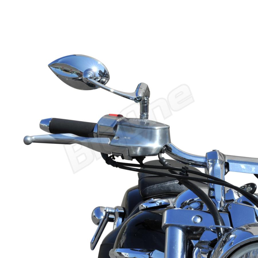 バイク ミラー ディンプル バレン タイプ PCX マジェスティ シグナスX JOG グランドマジェスティ SR400 アドレスV125 FTR223 マグザム TW225|max-advancer|06