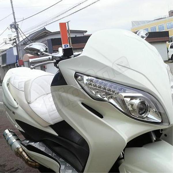 バイク ミラー ディンプル バレン タイプ PCX マジェスティ シグナスX JOG グランドマジェスティ SR400 アドレスV125 FTR223 マグザム TW225|max-advancer|08