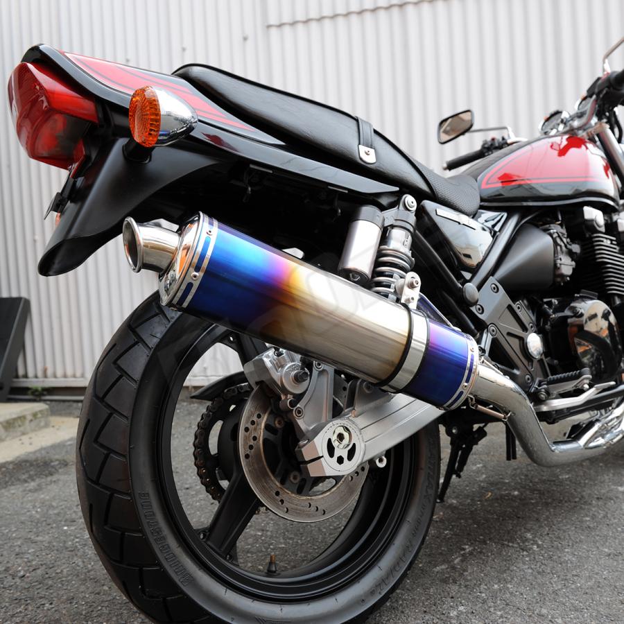 BigOne GSX1300R GSX1400 GSX1100S イナズマ1200 バンディット1200 GSX400インパルス スリップオン マフラー サイレンサー チタン 54mm｜max-advancer｜10