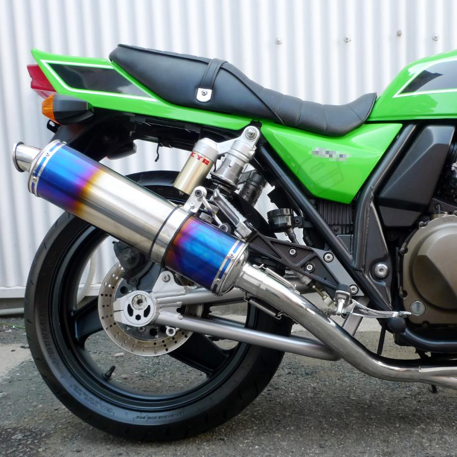 BigOne ゼファー750 1100 GPZ900R Z1000 ZRX1100 ZRX1200 DAEG R S ZX-14 ZZR1100 1200 スリップオン マフラー サイレンサー チタン 60.5mm マフラー バンディット250(BANDIT) エキゾーストマフラーガスケット(2個入り) ALBA(アルバ)
