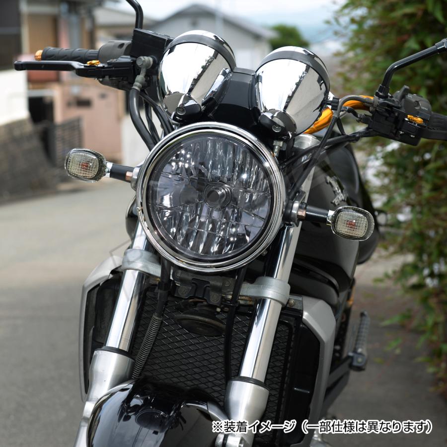 BigOne 車検対応 ボルトオン CB400Four CB750F FB FC CB1000SF マルチリフレクター クリスタル ヘッド ライト クリア レンズ｜max-advancer｜10