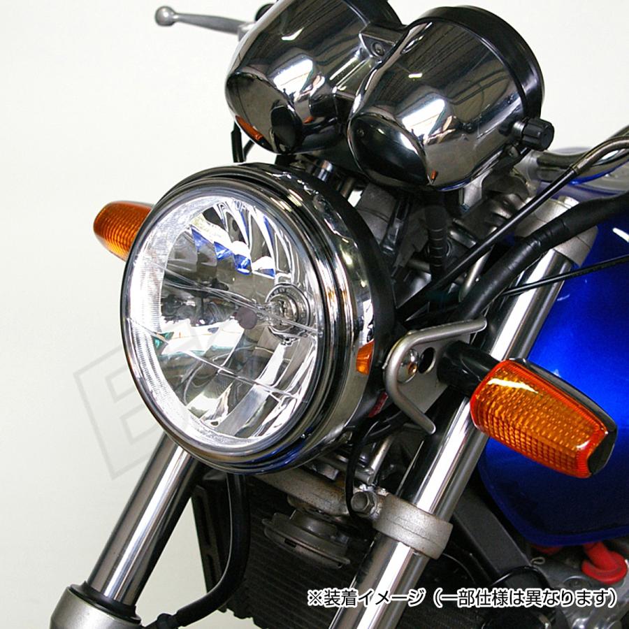 BigOne 車検対応 ガラス レンズ VTR250 CB400SF CB750 GB250クラブマンGB400TTジェイドVTRホーネットCB400Fourヘッド ライト クリア レンズ｜max-advancer｜10