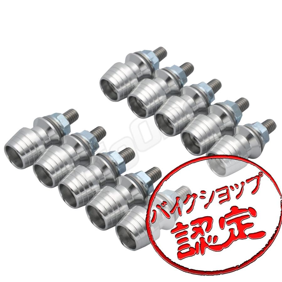 フックボルト カウリングボルト ナンバーボルト M6 6mm シルバー 銀 外装 パーツ バイク 295 ビッグワンyahoo 店 通販 Yahoo ショッピング
