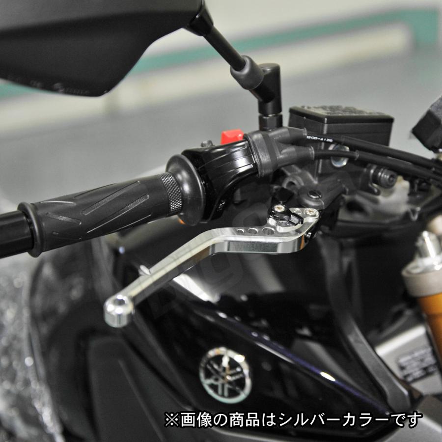 BigOne STD XJR400 XJR400R XJ400S FZ400 FZ400L ディバージョン 400 FZS600S ビレット ブレーキ クラッチ レバー 黒/金 ブラック ゴールド｜max-advancer｜08